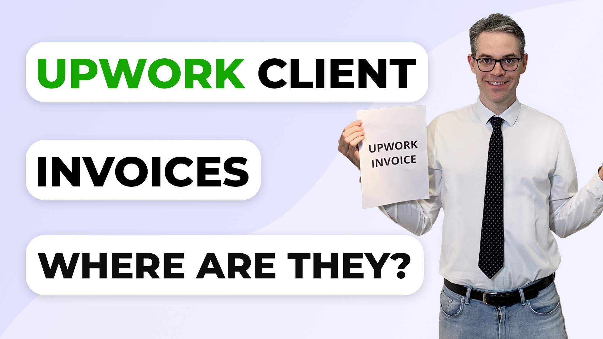 thumbnail of swan rack holding a piece of paper answering the question where to find upwork client invoices